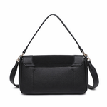 Borsa a Tracolla in Pelle Vegana Nero