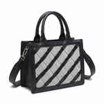 Borsa a Mano in Pelle Vegana Nero