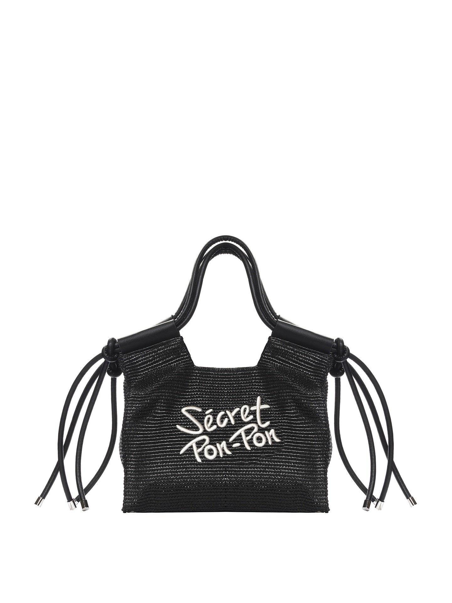 Borsa a Mano in Polyurethane Nero