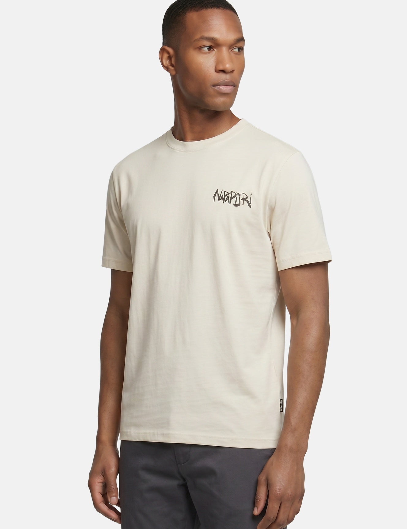 T-shirt in Cotone Beige