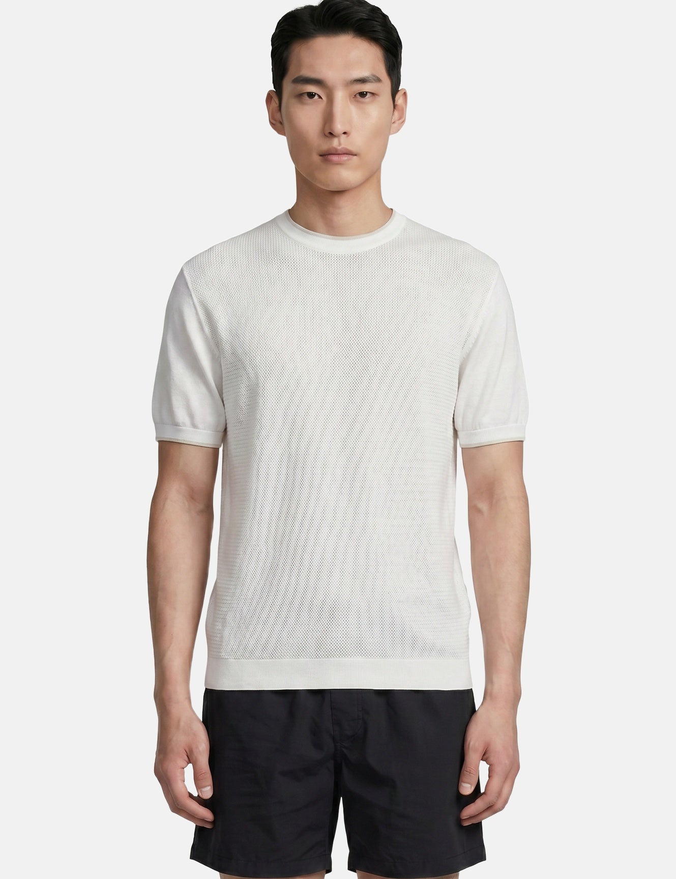 T-shirt in Cotone Bianco Navigare
