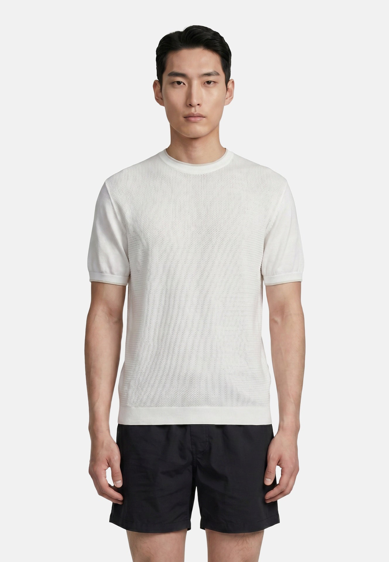T-shirt in Cotone Bianco Navigare