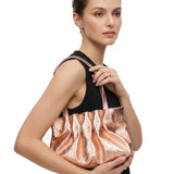 Borsa a Tracolla in Vera Pelle Rosa