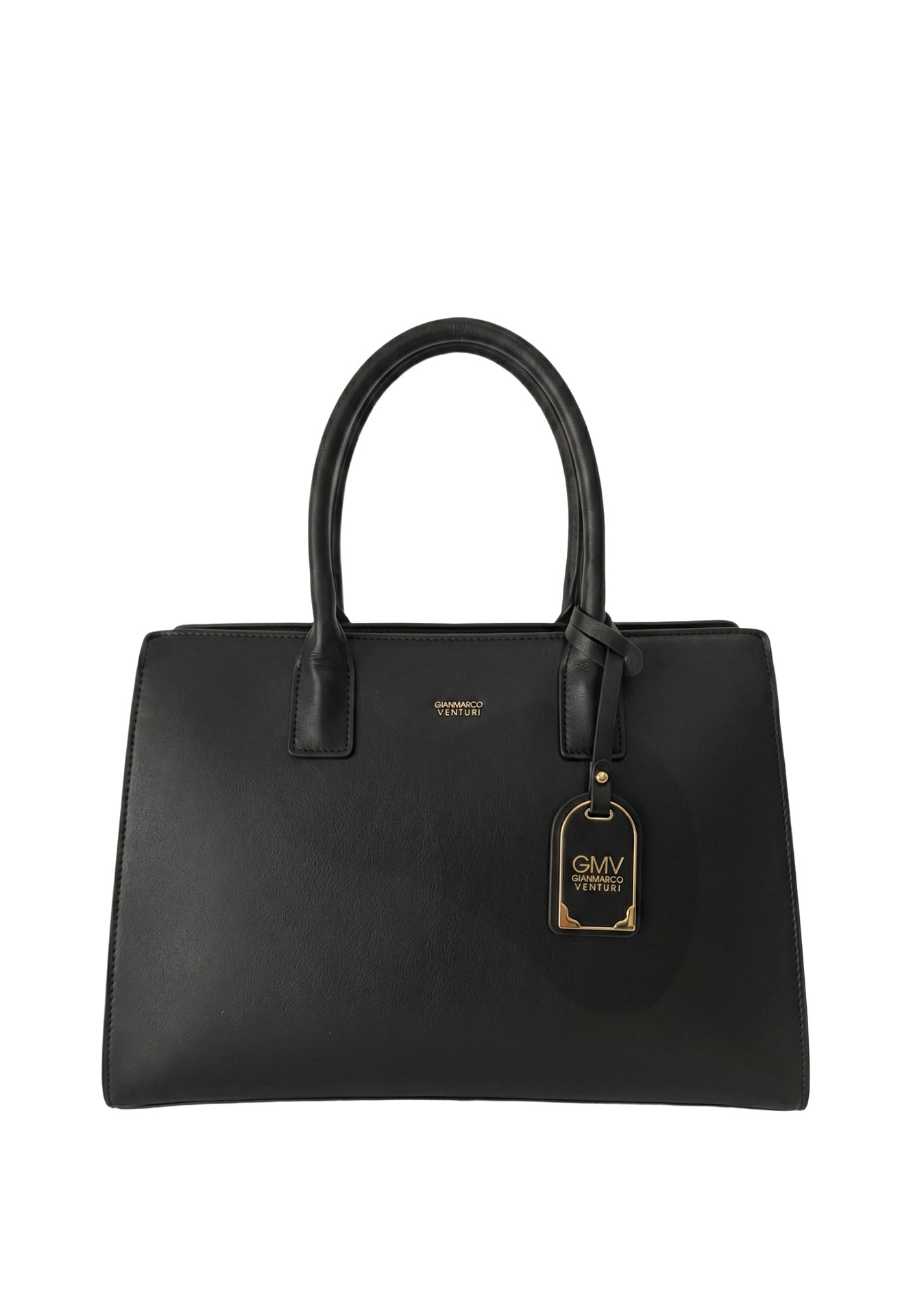 Borsa a spalla in Pelle Vegana Nero GianMarco Venturi