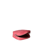 Borsa a Tracolla in Dollaro Leather Fucsia