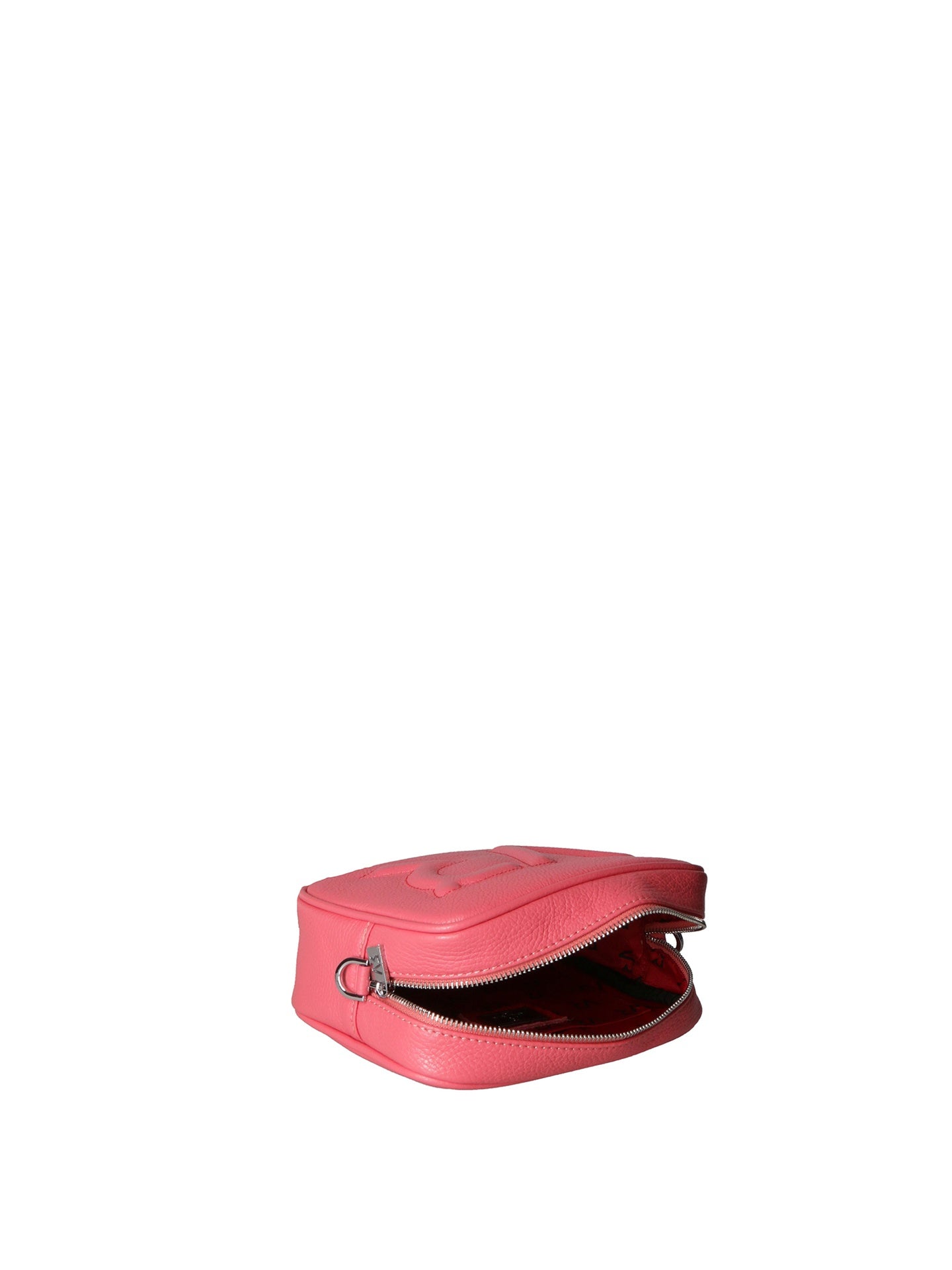 Borsa a Tracolla in Dollaro Leather Fucsia