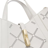 White Leather Handbag