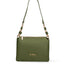 Borsa a Spalla in Vera Pelle Verde Pierre Cardin