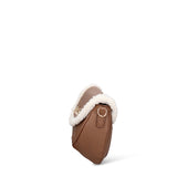 Borsa a Spalla in Pelle Vegana Taupe