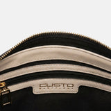 Borsa a mano in Pelle Vegana Off-White
