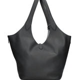 Borsa a Mano in Vera Pelle Nero
