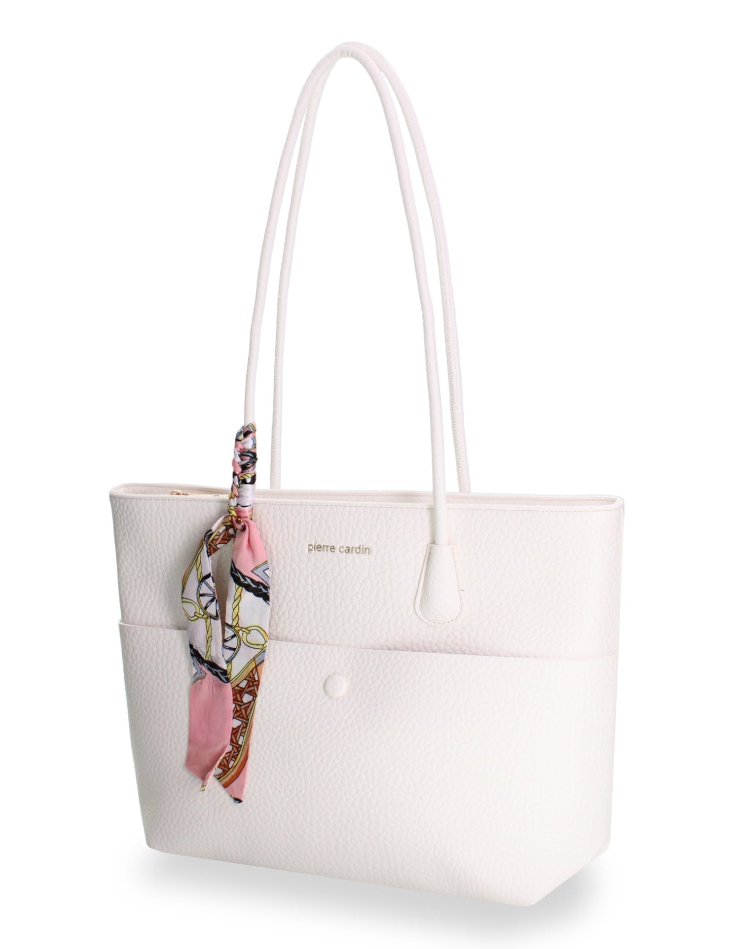 Borsa Shopper in Pelle Vegana Bianco