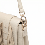 Borsa a Tracolla in Polyurethane Beige