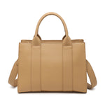 Borsa a Mano in Polyurethane Cammello