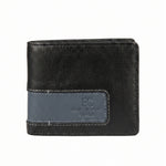 Portafoglio in Vera Pelle Nero EC Contemporary Coveri