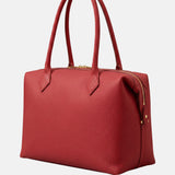 Borsa a spalla in Pelle Vegana Rosso