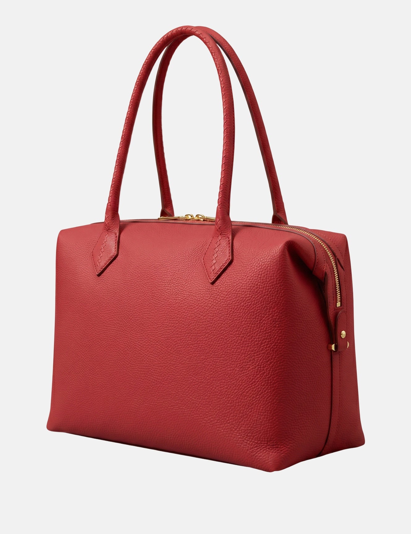 Borsa a spalla in Pelle Vegana Rosso