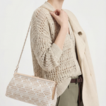 Borsa a Mano in Poliestere Khaki Kassandra