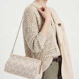 Borsa a Mano in Poliestere Khaki Kassandra