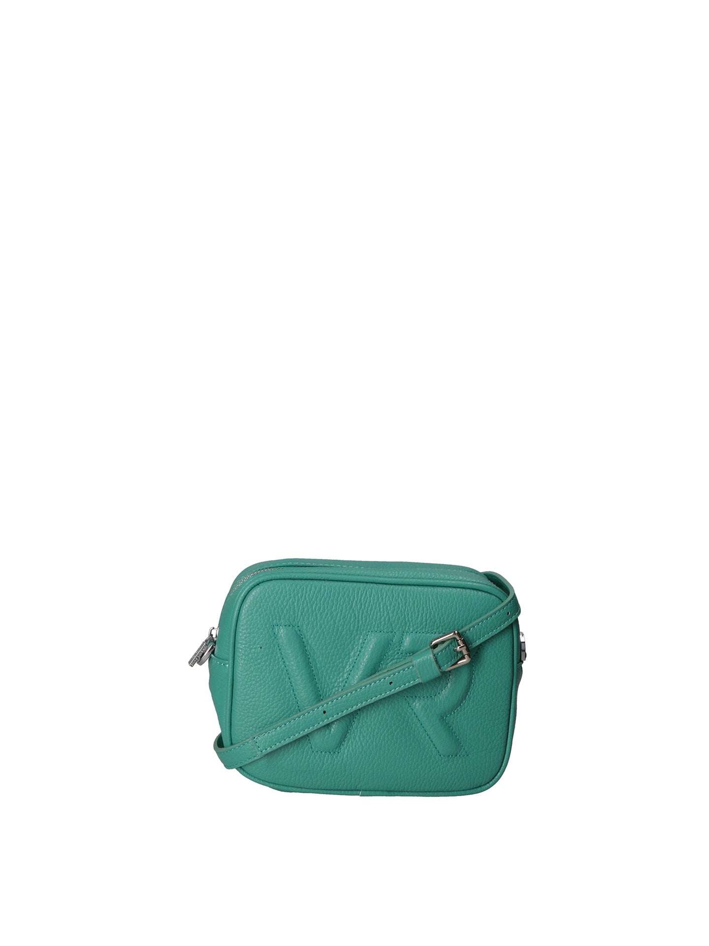 Borsa a Tracolla in Dollaro Leather Turchese