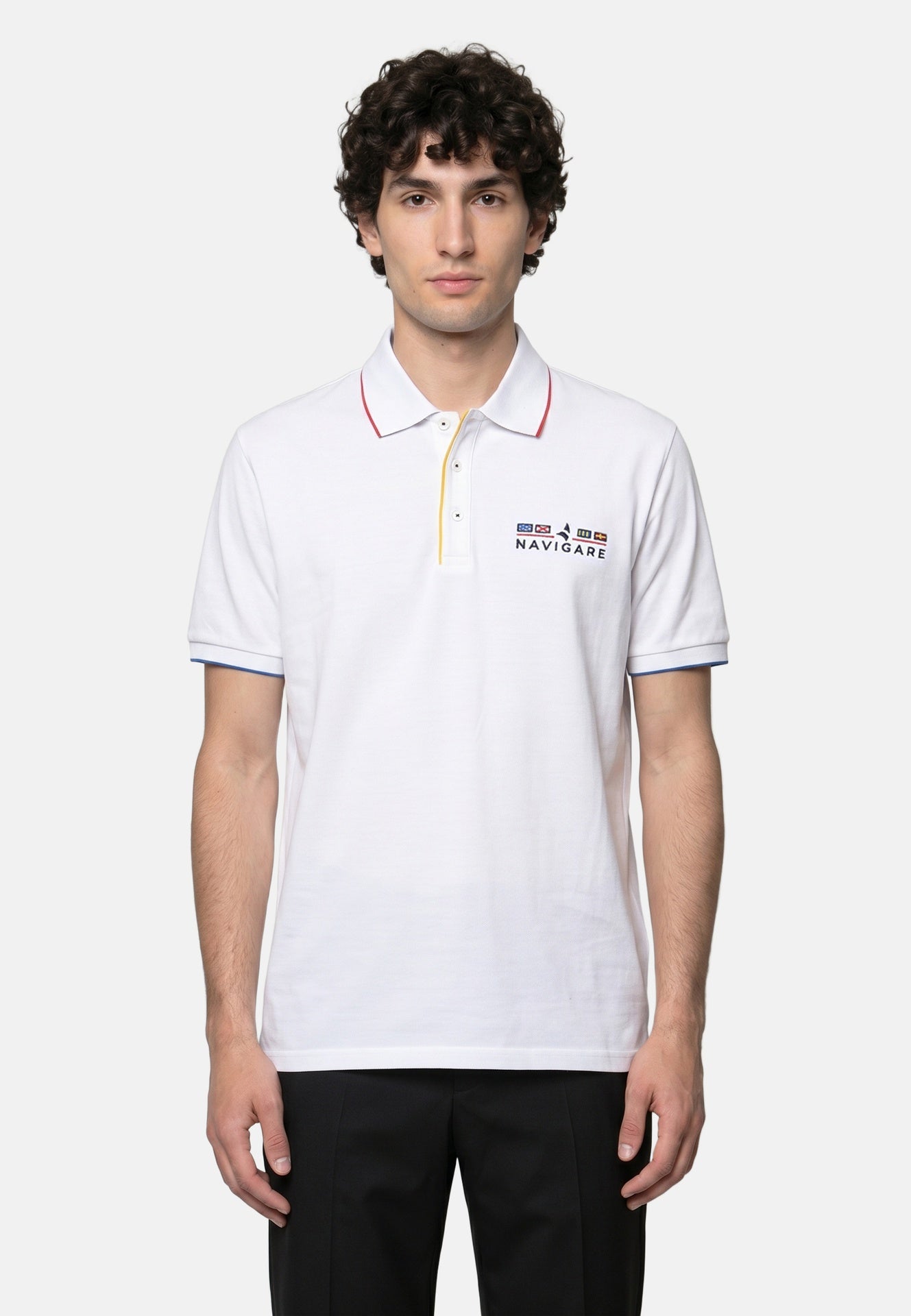 Camicia in Cotone Bianco Navigare