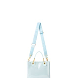 Borsa a Mano in Poliestere Celeste