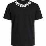 T-shirt in Cotone Nero VRSC Very Random Solid Chic