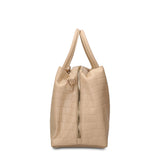 Borsa a Mano in Pelle Vegana Beige