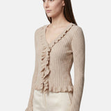 Vestito in Poliestere Beige