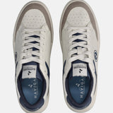 Scarpa stringata in Pelle Vegana Bianco E Blu