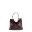 Borsa a Spalla in Vera Pelle Cioccolato Pierre Cardin