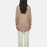 Vestito in Viscosa Taupe