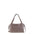 Borsa a Spalla in Vera Pelle Taupe Pierre Cardin