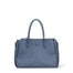 Borsa a Mano in Pelle Vegana Blu Jeans Pierre Cardin