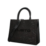 Borsa a spalla CUSTO - Nero