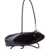 Bolso de compras de piel vegana azul