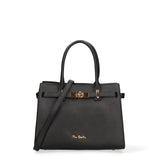 Borsa a Mano in Vera Pelle Nero