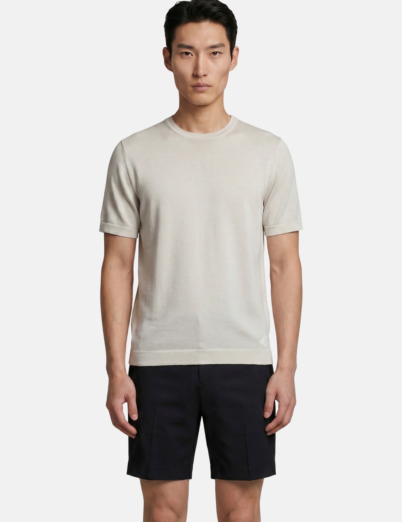 T-shirt in Cotone Beige Navigare