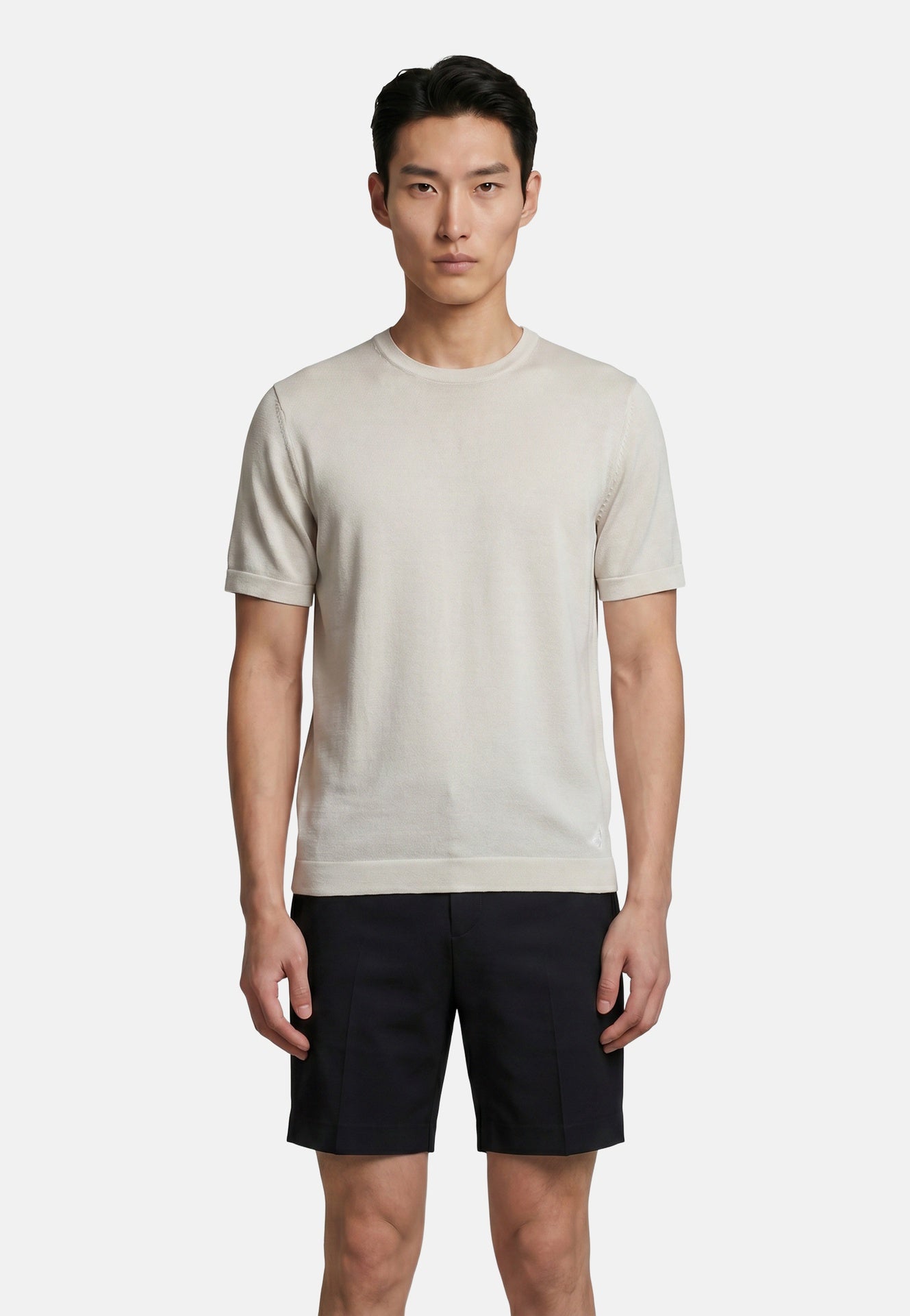 T-shirt in Cotone Beige Navigare
