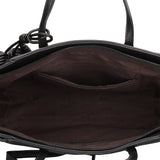 Borsa a Mano in Pelle Vegana Nero