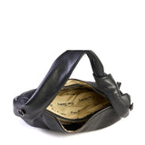 Borsa a Spalla in Vera Pelle Nero