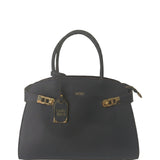Borsa a mano in Pelle Vegana Blu GianMarco Venturi