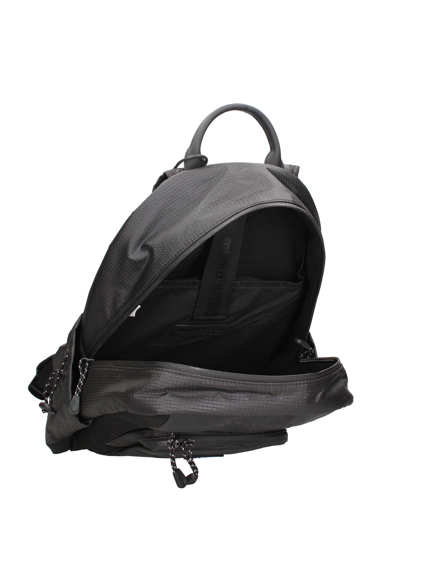 Zaino in Polyurethane Nero