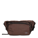 Marsupio in 100% Pu Vegan Leather Marrone Scuro