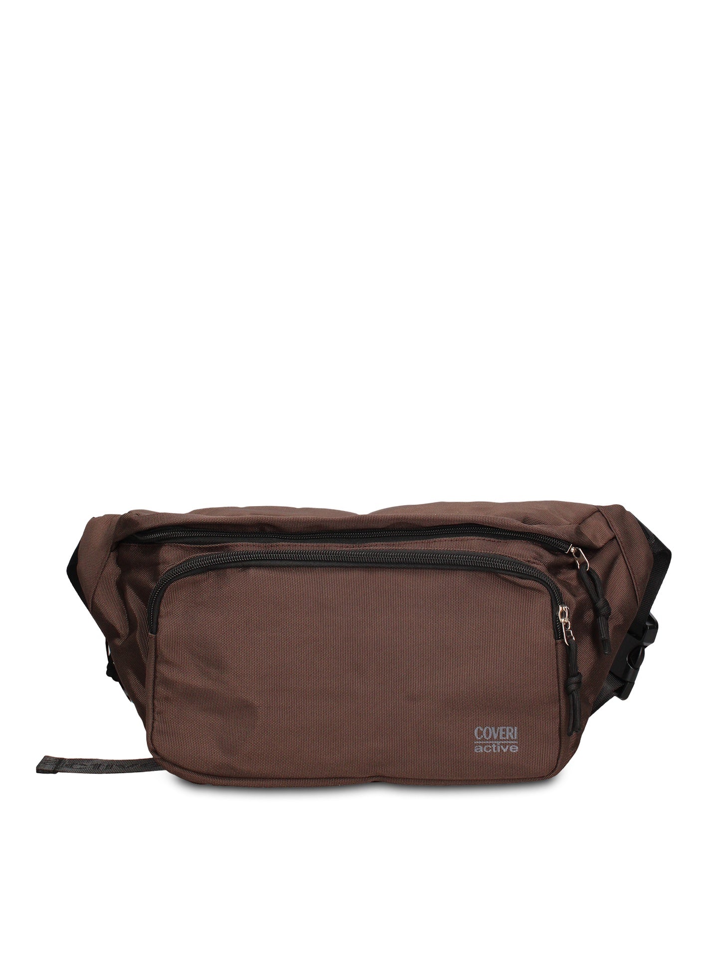 Marsupio in 100% Pu Vegan Leather Marrone Scuro