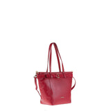 Borsa a Spalla in Vera Pelle Rubino