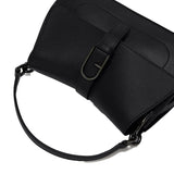 Borsa a Mano in Pelle Ruga Nero