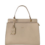 Borsa a spalla in Pelle Vegana Beige GianMarco Venturi