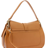 Borsa a Mano in Pelle Ruga Cuoio