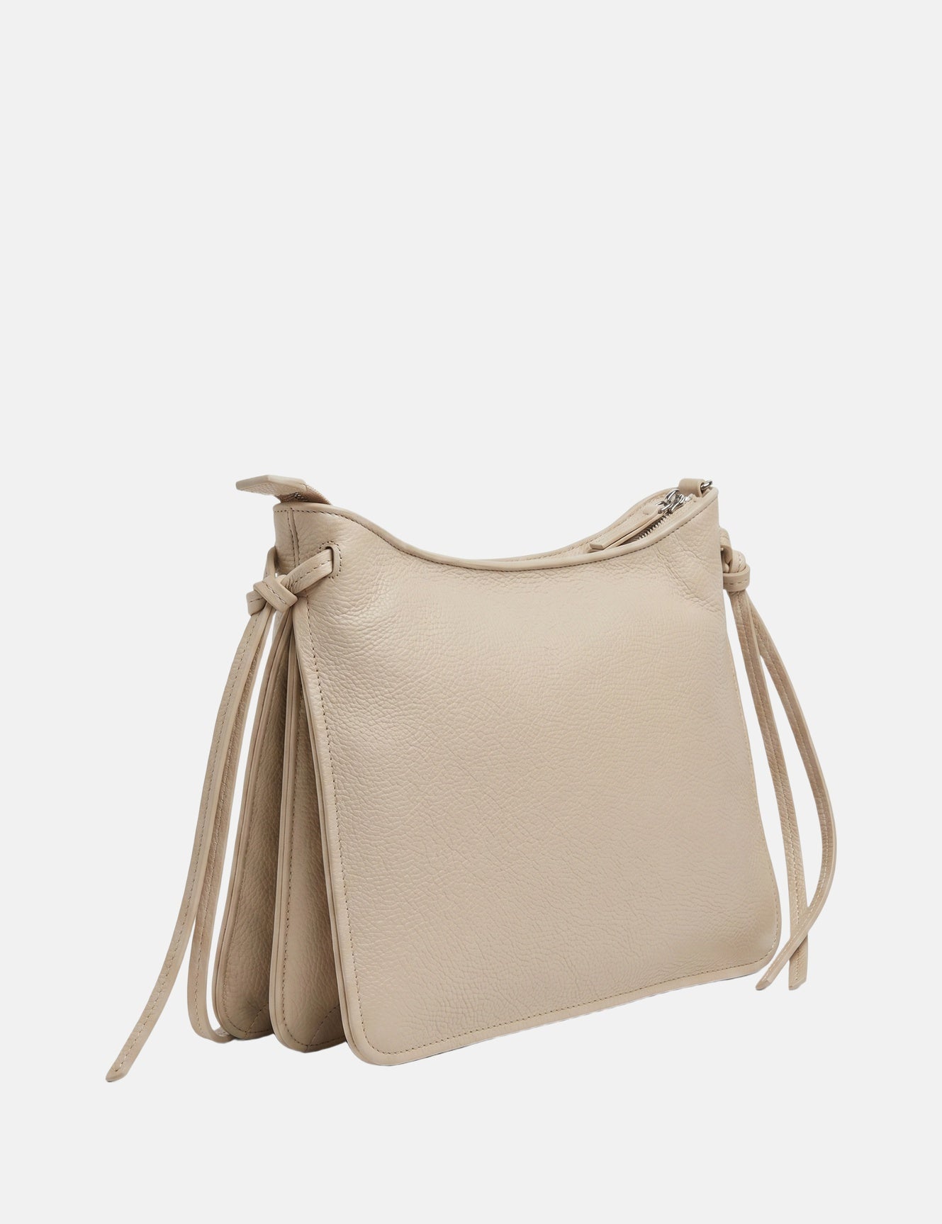 Borsa a mano in Pelle Vegana Crema